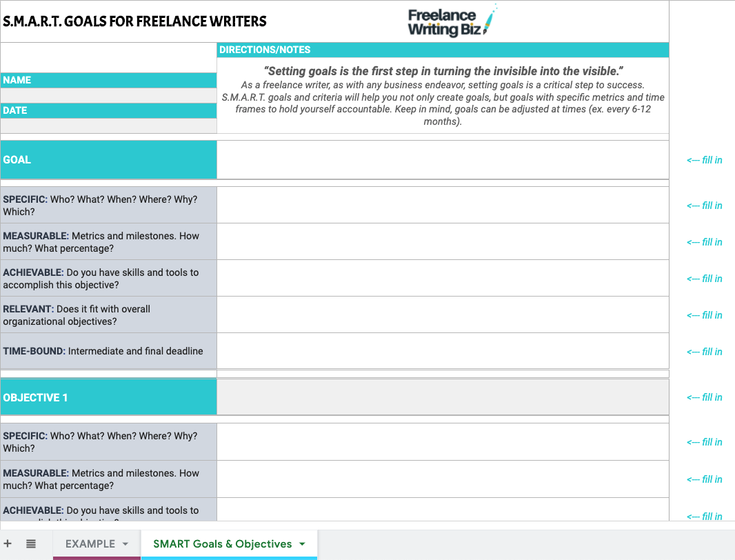 Introduction to Setting S.M.A.R.T. Freelance Writing Goals