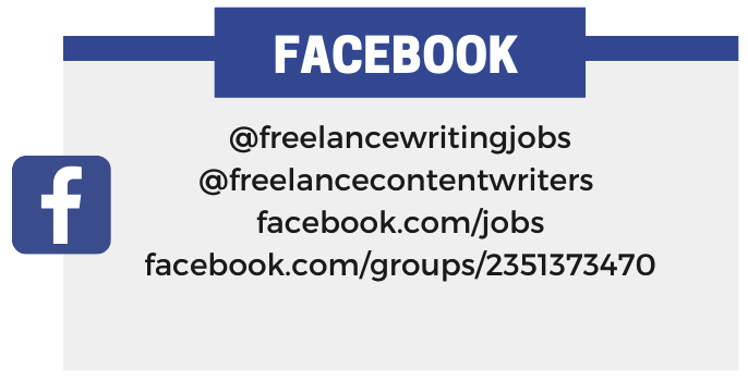 writing jobs facebook